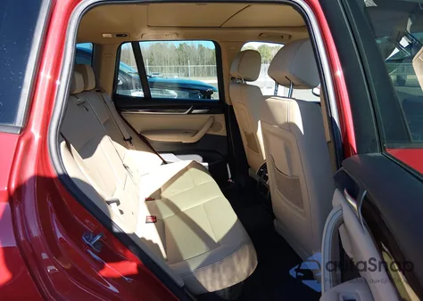 2017 BMW X3 Sdrive28I из США, поврежденный, VIN 5UXWZ7C38H0X41554